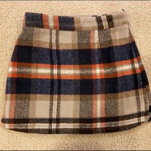 Plaid skirt